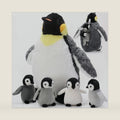 Penguin Stuffed Animal Plush 14 Inch Mommy 4 Babies,Simple Style
