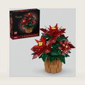 LEGO Icons Poinsettia Building Sets for Adults - Artificial Flowers for Decoration - Festive Holiday Flowers for Table Centerpiece - 10370