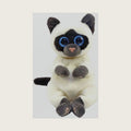 Beanie Baby Miso Cat Stuffed Plush Doll (6inch)