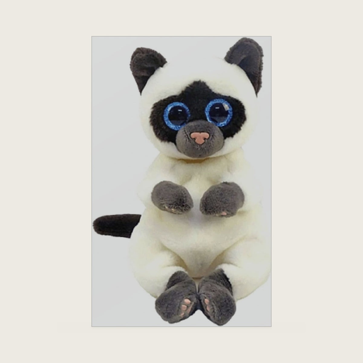Beanie Baby Miso Cat Stuffed Plush Doll (6inch)