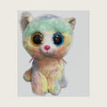 Beanie Baby Heather Cat Stuffed Plush Doll (6inch)