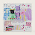 Meland Princess Dress Up Trunk for Girls 3-8, Toys Gift Set for Holidays