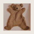 Teddy Bear Lovey Comforter Toy for Babies, Snuggle Toy Baby Girl & Boy, Nursery Soft Little Lovie for Newborns and up, Cuddly Plush Security Blanket Infants 0-6 Months, 12inch (Brown Bear)
