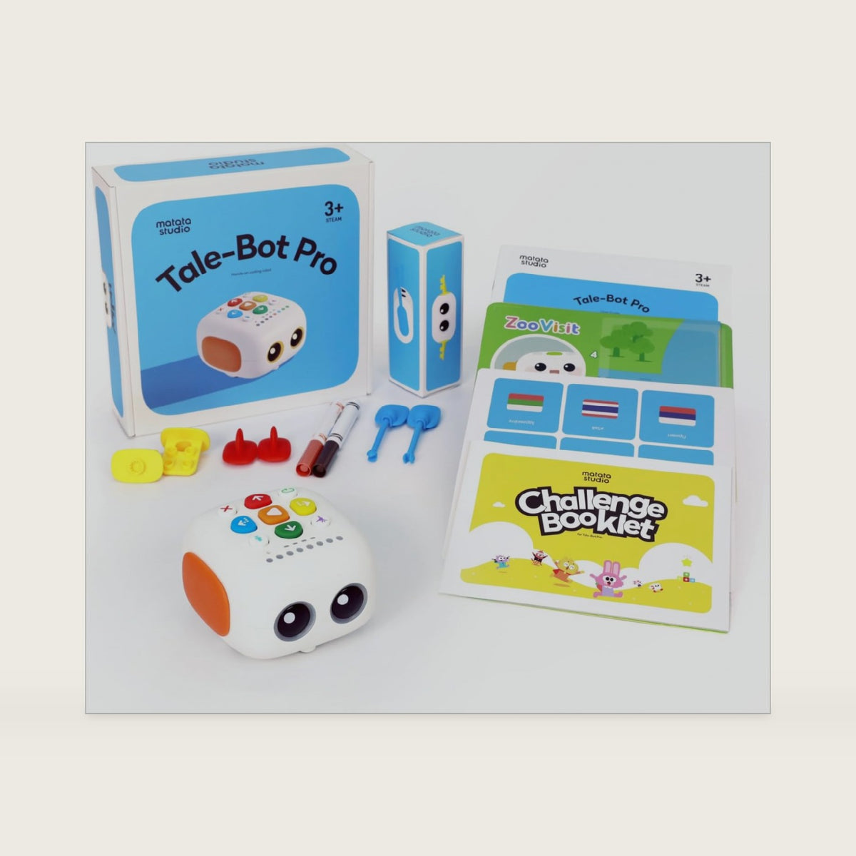 TaleBot Pro Coding Robot for Kids 3-5, Screen-Free STEM Toy