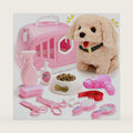 14PCS Dog Toys for Kids, Walking Barking Electronic Interactive Plush Puppy Toy with Carrier and Accessories, Pet Care Toy Set for Kids, for Girls and Boys 3 4 5 6+ Year Old