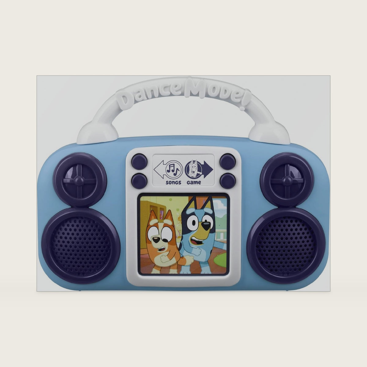 Bluey Toy Music Player, Toddler Toy with Built-in Music and Lights (Bluey)