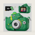 Dinosaur Kids Camera for Boys Girls, Toddler Digital Selfie Camera with Cute Protective Cover and SD Card, Christmas Birthday Gifts Toys for 3 4 5 6 7 8 9 10 11 12 Years Old Little Girls and Boys
