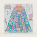 Meland Mermaid Cape for Princess Dress Up, Toy Gift for Girls Ages 3-8