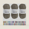 Velvet XL Chenille Yarn - 100g / 74yds (Beaver, 3 Skeins)