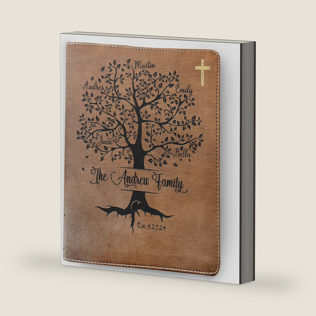 Personalized Family Bible, Custom NIV Family Journaling Bible, Engraved Bible Wedding Bible Christian Gifts Family Bible for Wedding