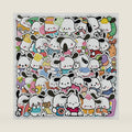 50Pcs Cartoon Cute PET Transparent Stickers