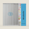 Weabetfu 55pcs Metal Knitting Needle Set,Aluminum Straight Single Pointed Stainless Steel Knitting Needles,11 Size 2mm-8mm,10inch Length for Handmade DIY Knitting with Accessories