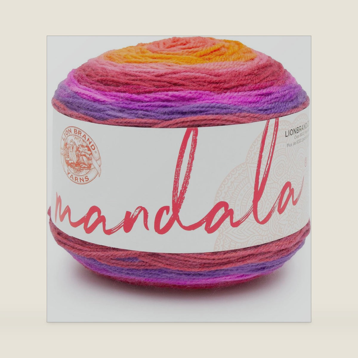 Lion Brand Yarn, Mandala DK Crochet Yarn, Andorian, Multicolor, 1 Pack