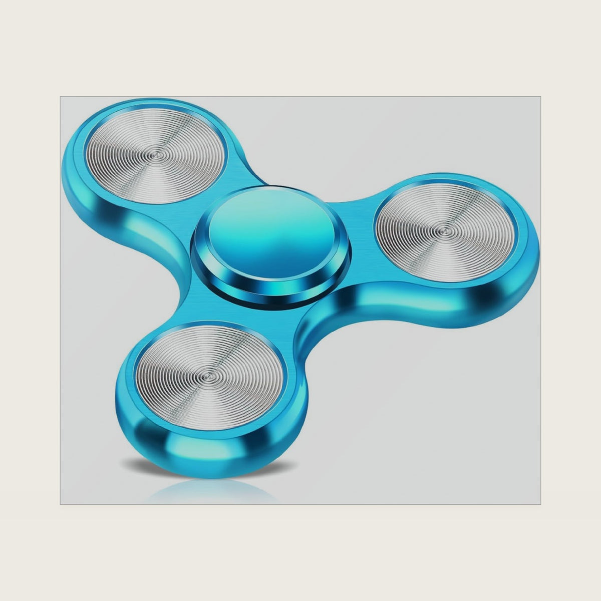 Metal Fidget Spinner for Adults, Silent with Stainless Steel Bearing
