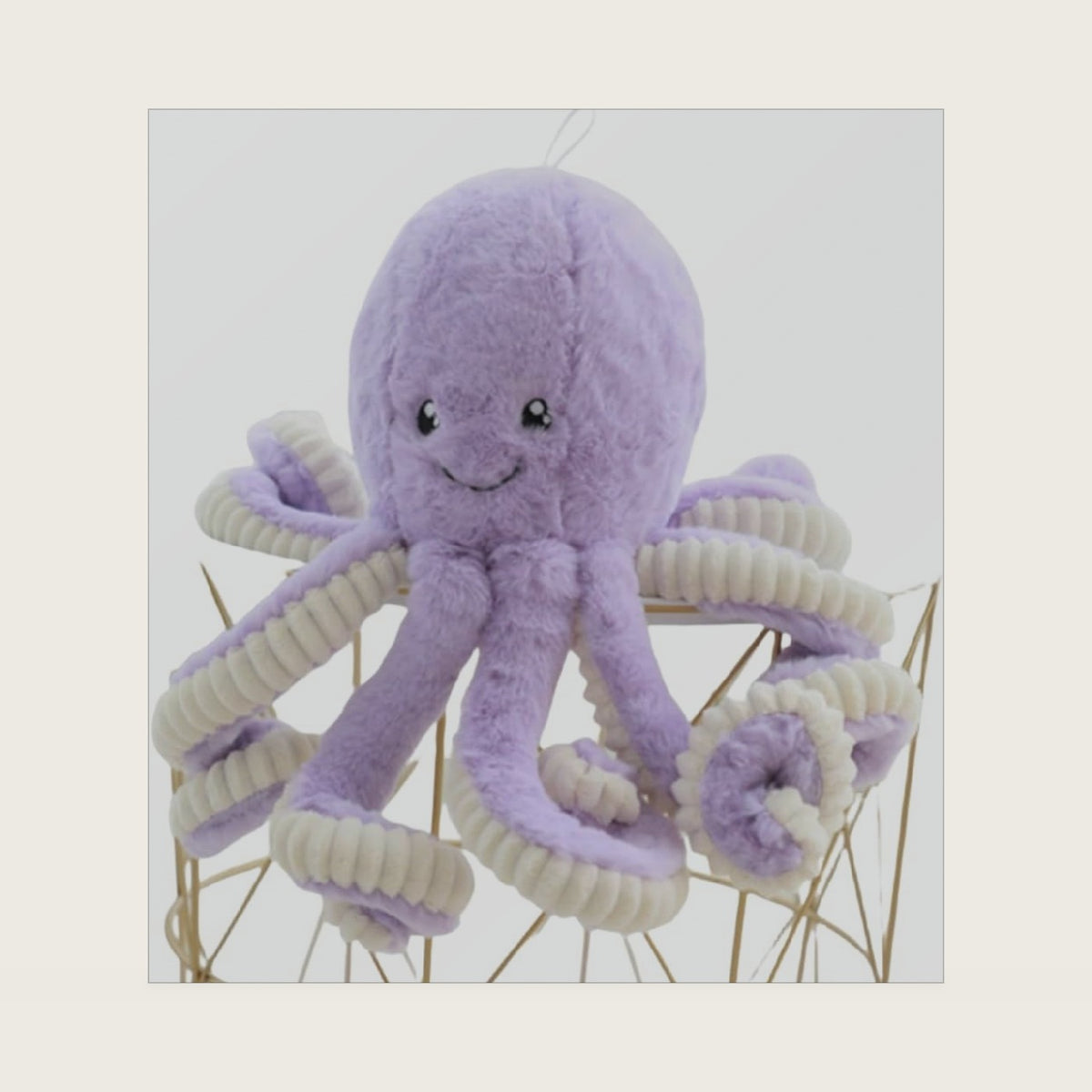 OUKEYI 15.7 Inches/40cm Cute Octopus Stuffed Animals Octopus Plush Doll， Octopus Plush Toys Play Toys for Kids Girls Boys Adults Birthday Xmas Gift Present (Purple)