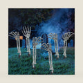 AISENO 6PC Realistic Skeleton Arm Stakes Halloween Decorations for Lawn Stakes Garden Groundbreaker Halloween Skeleton Decoration