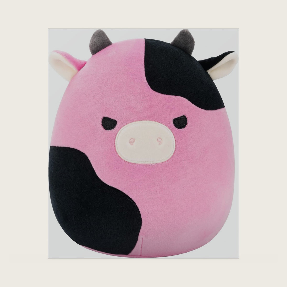 Original 8in Pollyanna the Black and Pink Cow – Official Plush (Little)