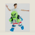One Casa Inflatable Alien Costume for Adult,Blow Up Halloween Suit
