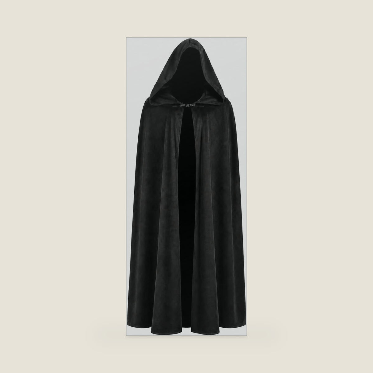 JEGERMIG Medieval Hooded Cloak Halloween Renaissance Costume