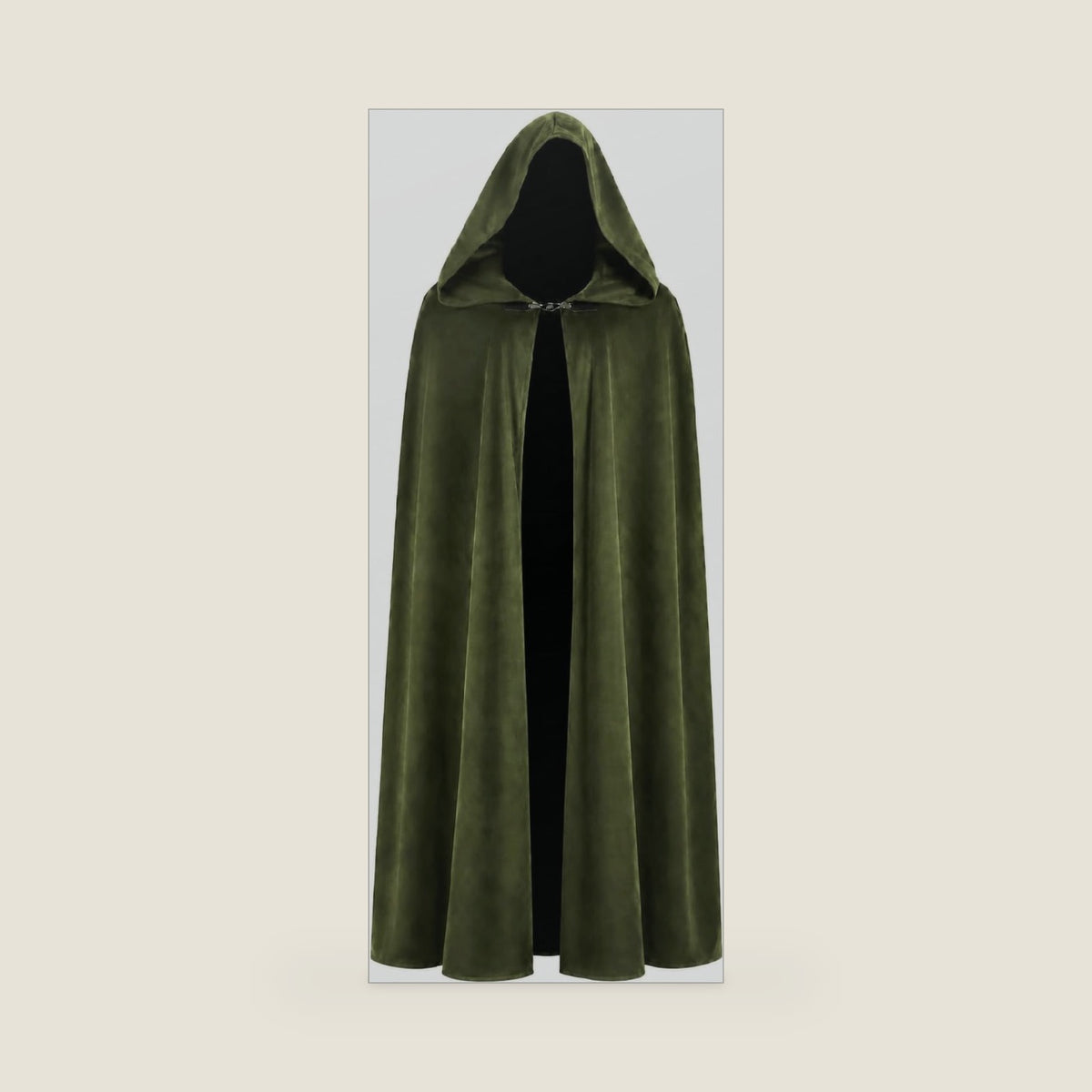 JEGERMIG Medieval Hooded Cloak Halloween Renaissance Costume