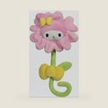 Jazwares and Friends 14-inch My Melody Pink Plush Special Occasion Flower with a Bendable Stem - Giftable Packaging - Officially Licensed - Ages 6+