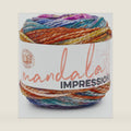 Lion Brand Yarn, Mandala Impressions Yarn, Rainbow, Fall Multicolor, 1 Pack