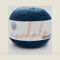 Lion Brand Yarn, Mandala Gradient Variegated Yarn, Steel Blue, 1 Pack