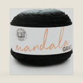 Lion Brand Yarn, Mandala Gradient Variegated Yarn, Black, 1 Pack
