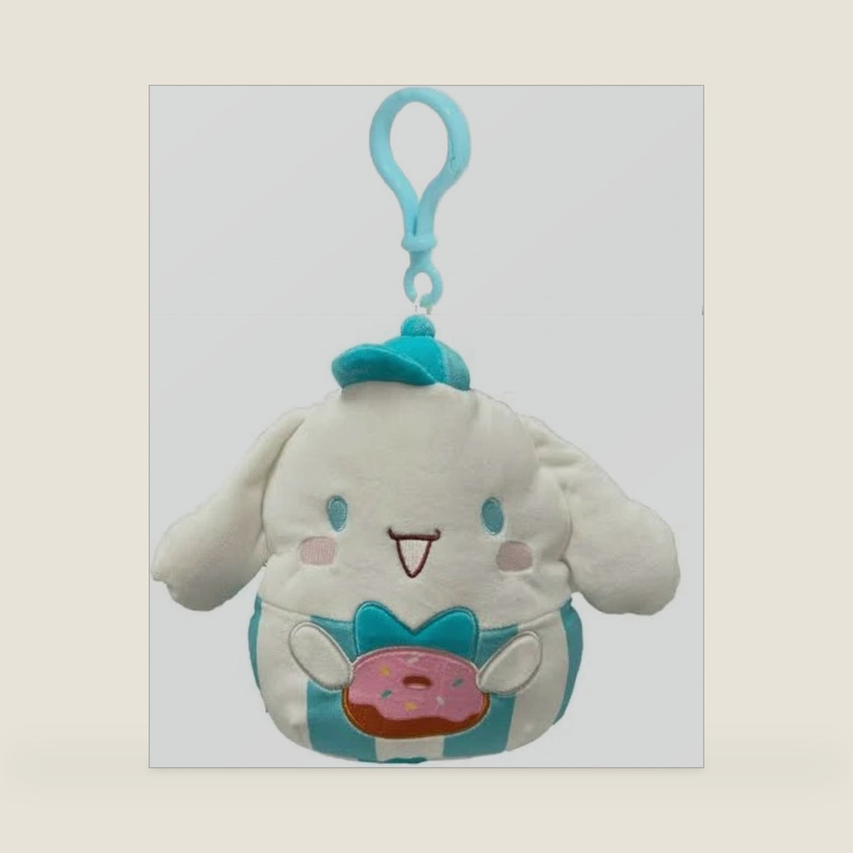 Squishmallows Squishmallow Original Cinnamoroll 3.5 inch Clip-On Plush, Small