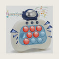 Pop Push Game Fidget Console Football Toys for Kids Adults,Quick Push Pop Bubble Up Gifts,Handheld Light Up Fidget Sensory Puzzle Toy for Boys Grils Teens Age 3-12