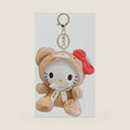 Cartoon Bag Charms Cute Plush Keychain for Women Girls, 5" Soft Backpack Key Chain Cute Stuffed Animals Bag Keychain
