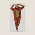 COSUSKET Snug Fit Unisex Adult Onesie Pajamas, Flannel Cosplay Animal One Piece Halloween Costume Sleepwear Homewear