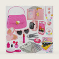 Meaicezli 38Pcs Play Purse with Watch, Phone, Pretend Play for Girl Age 3-6