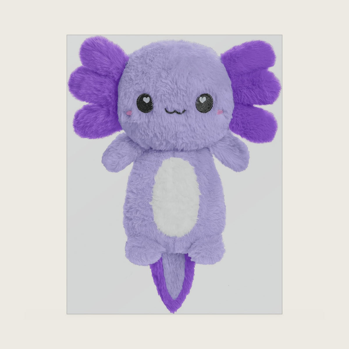 Purple Axolotl Microwavable 1.5 lbs Unscented Heating Pad for Women and Kids- Cute Soft Cozy Pillow Plush Heatable Warm Stuffed Animals - Hot and Cold Plushie - Axolotl Gifts for Girls and Boys