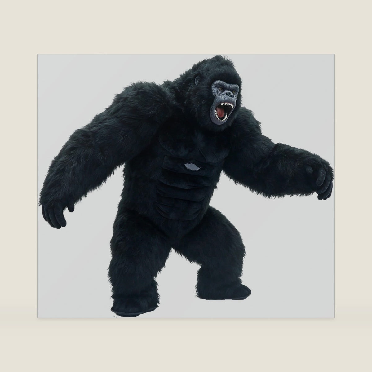 Inflatable Gorilla costume for Adult, Air Blow up Costume for Halloween Christmas Fancy Cosplay Party Full Body Dress