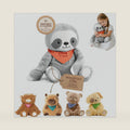 Lilly's Love Weighted Stuffed Animals for Kids, 2.5 lb Sloth Stuffed Animal, Small Weighted Plush with Removable Insert & Machine Washable Cover, Huggable Sloth Plush Gift - Stevie The Sloth