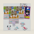 Time at Home Figures Blind Bags Set - 3 Pack Time at Home Mystery Bags Bundle with Mini Figures Featuring , My Melody, Kuromi, More Plus Stickers | Party Favors