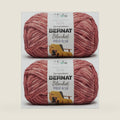 Bernat Blanket Mist-ical Crochet Soft Chenille Yarn, Earthenware, 2-Pack