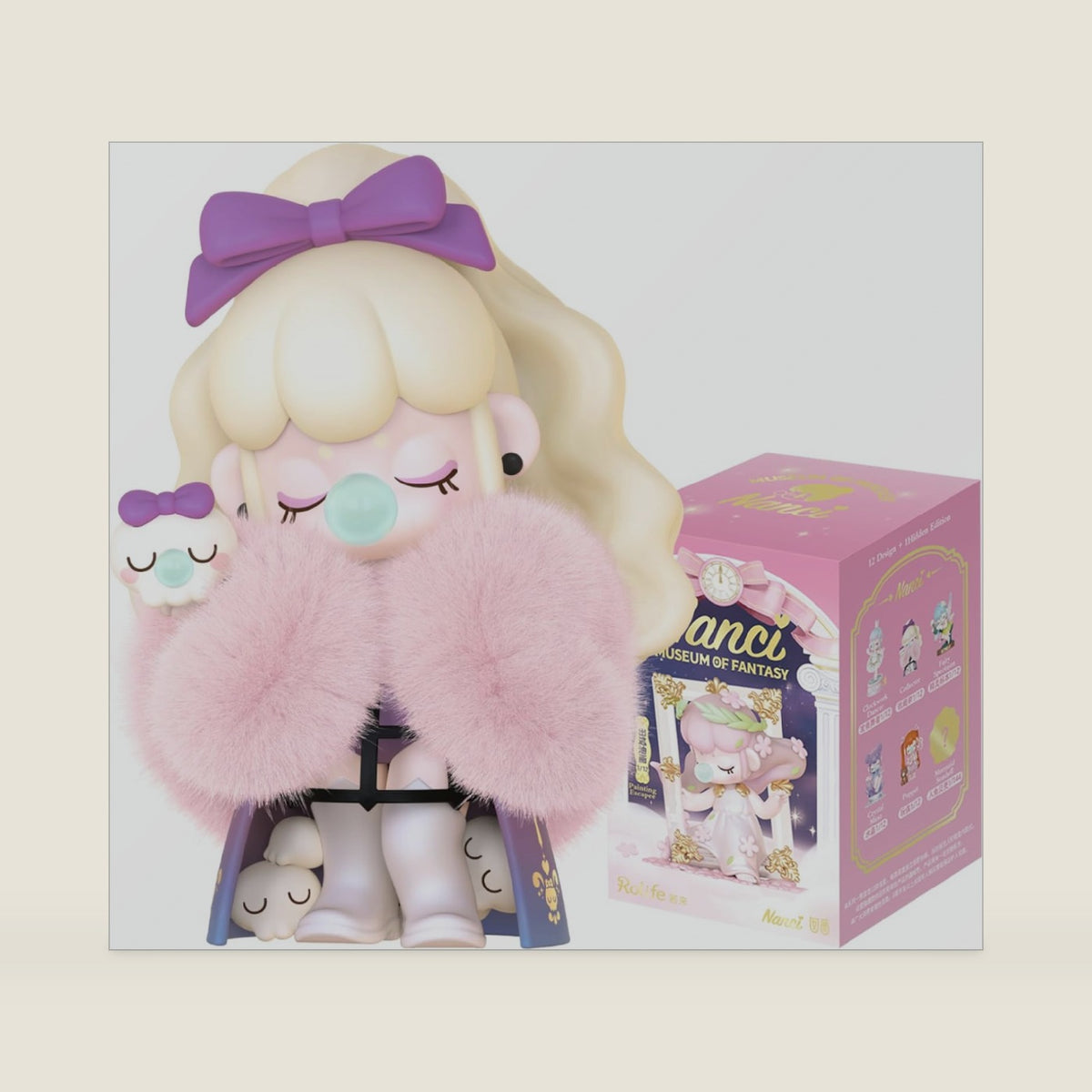 Rolife Nanci Blind Box-Fantasy Museum Series, 1PC Random Action Figure Box, Popular Collectible Toy Cute Action Figure, Creative Gifts for Birthday/Christmas Holiday