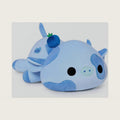 Onsoyours 9 Inch Cow Plush with Blueberry Headwear, Cute Blueberry Cow Stuffed Animal, Little Ultrasoft Plush Toy Gift for Kids