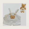 9-12"/30cm Teddybear Outfit - Corduroy Overalls Doll Clothes for Bartholomew Bear Stuffed Animals（NO Doll）