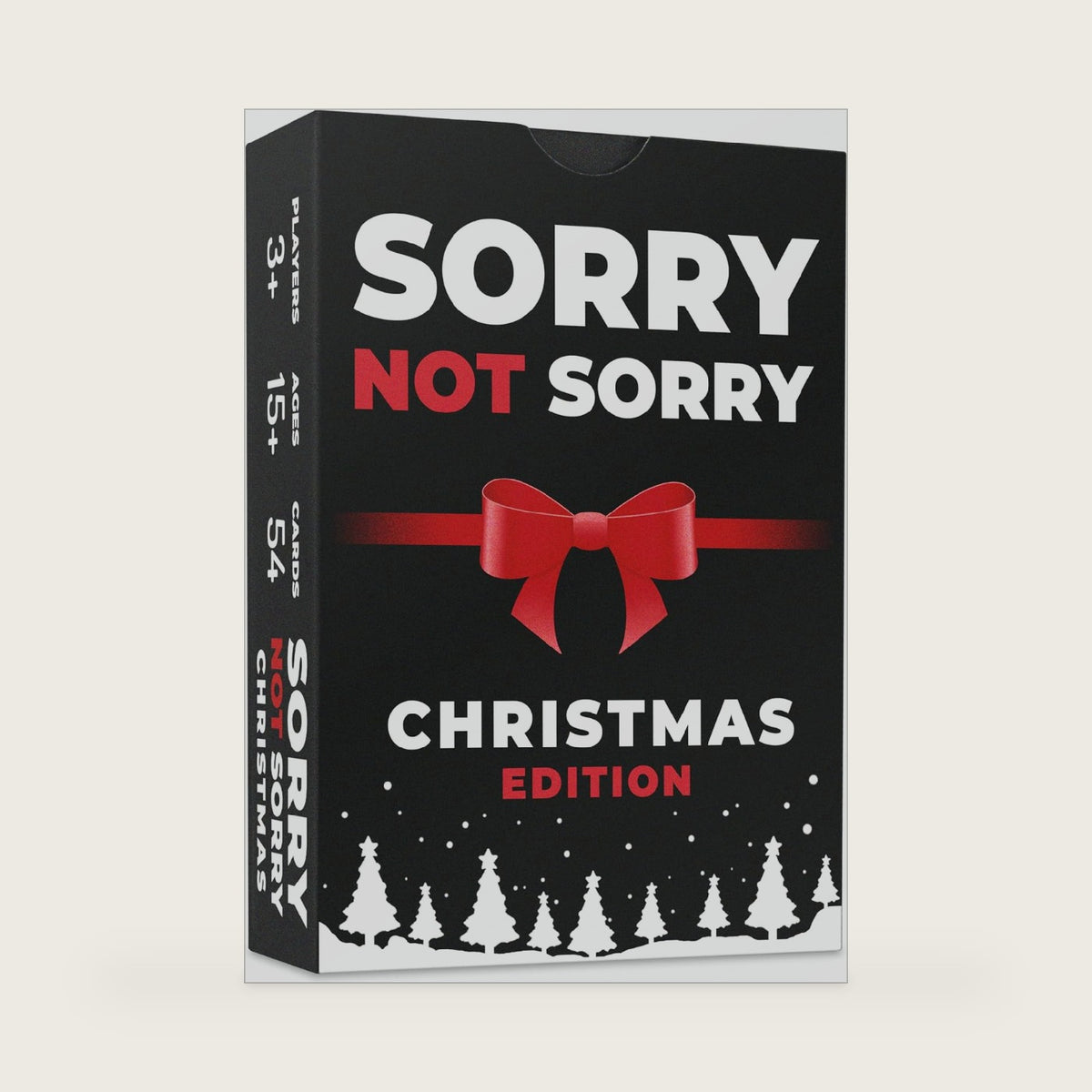 Hollew Christmas Card Game Sorry Not Sorry - Family Games | Christmas Stocking Filler Games | Xmas Gift Ideas, Secret Santa Gifts | Holiday Party Games | Cards Games for Adults Parties | Age 15+