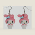 My Melody Plush Oversized Character Earrings, OSFA