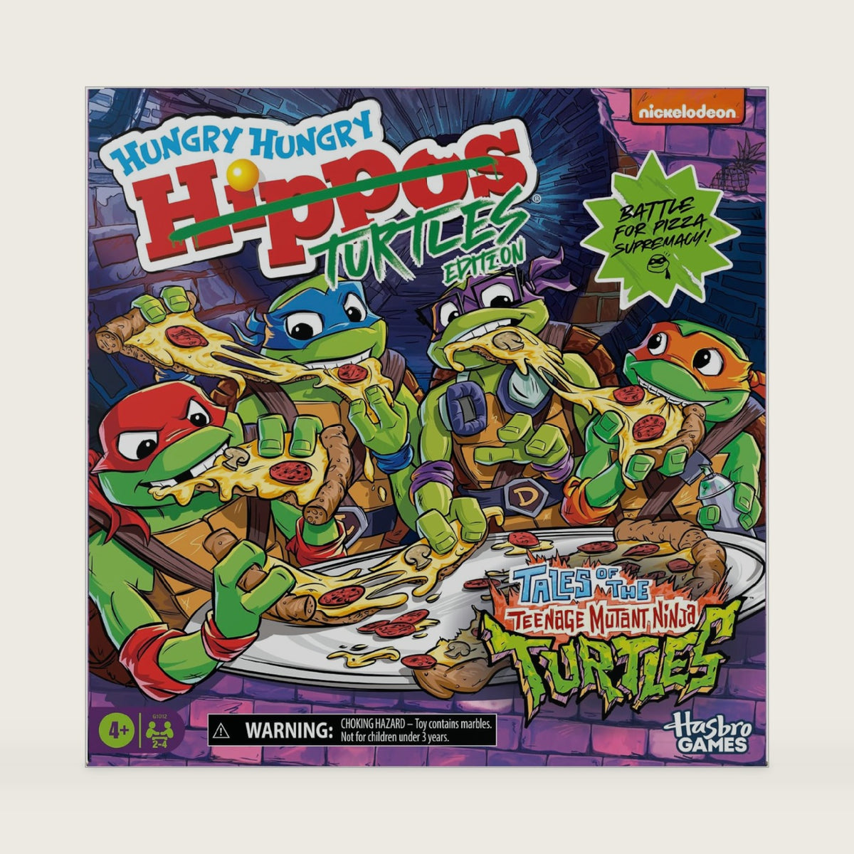 Hungry Hungry Hippos: Teenage Mutant Ninja Turtles Edition Game