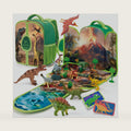 Dinosaur Toys for Kids 3-5, Portable Dinosaur Backpack Playset