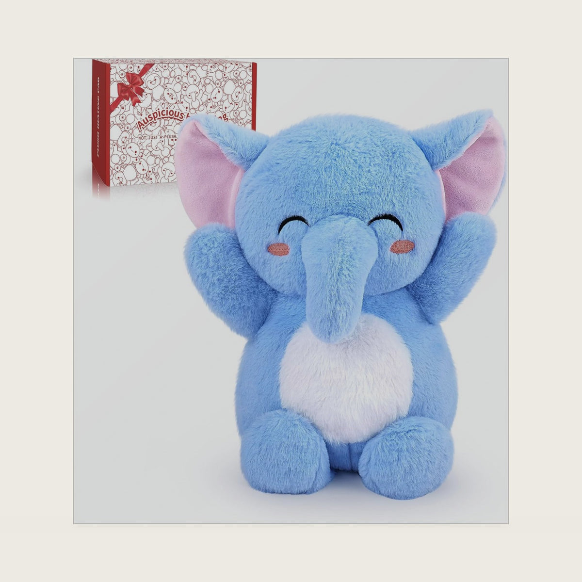 Elephant Microwavable Heating Pad-1.2lb Heating Pads for Cramps &Period Pain Relief for Women & Kids,Soft Pillow Plush Toy,Heatable Stuffed Animals, Bedtime Gift for Women Kids Stuffed Animals