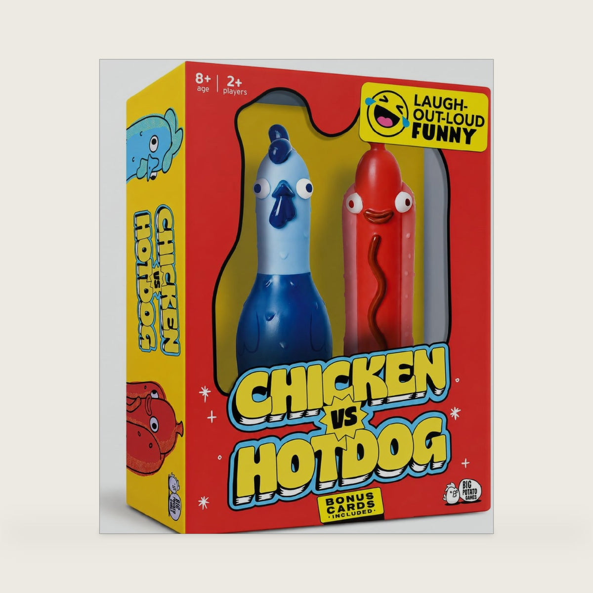 Chicken vs Hotdog Flipping Hilarious Family Party Game Kids, Teens, Adults