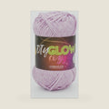 Lion Brand Yarn, DIY Glow Cozy Glow in the Dark Yarn, Lilac, Purple, 1 Pack