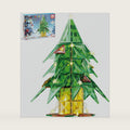 PicassoTiles 106pc Magnetic Tiles LED Light-Up Tree Toy Holiday STEM Toys for Kids Educational Magnet Building Blocks Gift for Toddlers Boys Girls Christmas Montessori Puzzle Play Set Ages 3+ PT106