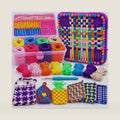 Weaving Loom Kit Toys Crafts - Arts and Crafts for Kids and Adults - Great Birthday Gifts for Girls Ages 6 7 8-12 13 Years Old - Sturdy Frame Potholder Loom Making Kits Portable Box and Craft Loops